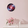 thumbnail image 3 of 14 Inch Wall Clock Battery Operated Silent Clock Decorative for Office, Kitchen, Outdoor, Living Room，3D Galaxy And Nebula Art, 3 of 4