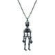 thumbnail image 1 of Collar con colgante de calavera vintage Fiudx para mujeres y hombres moda esqueleto Halloween, 1 of 6