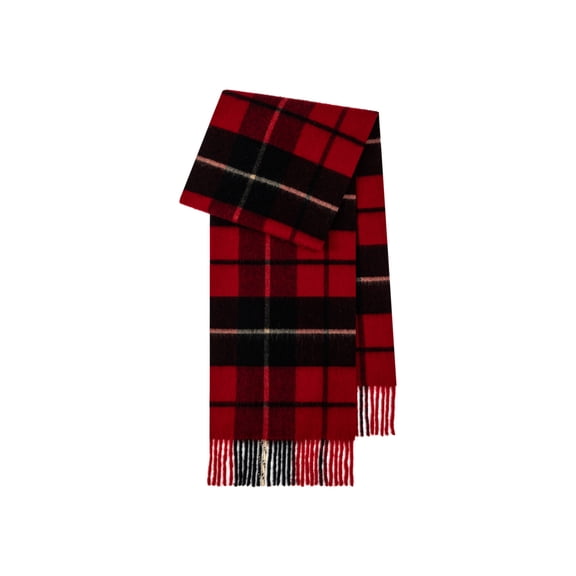 Luxury 100% Wool Plaid Scarf, Extra Plush & Fluffy Winter Wrap 200x30cm,200*30cm,3