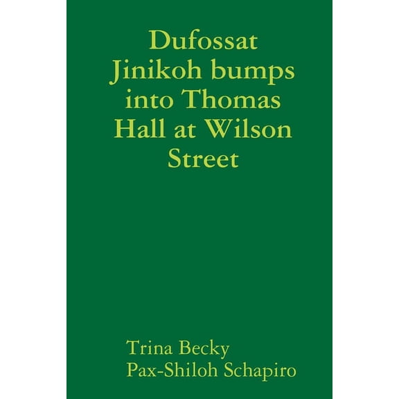 Dufossat Jinikoh bumps into Thomas Hall at Wilson Street, (Paperback)
