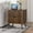 Walnut(2 drawers), variant on Semiocthome Mid Century Nightstand with 2 Drawers,Bedside Table for Bedroom,Walnut,Adult