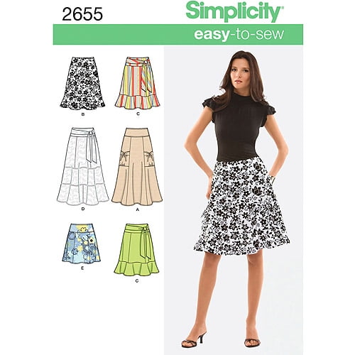 Simplicity - Simplicity Misses' Petite Skirts Patterns, 1 Each ...