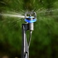 thumbnail image 2 of Thrifco Plumbing 9421451 Rotor Rain Plus Assembled on Stake with 24 Inch Tube & Adaptor (Grey) - Standard Spinner 20 PSI 13.5 GPH 18' Diameter - 3/pk, 2 of 4