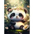 thumbnail image 1 of Pintura de diamante 5D DIY completo redondo taladro Panda Kit decoración del hogar arte artesanal Hugtrwg Para estrenar, 1 of 9