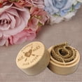 thumbnail image 3 of Fridja 1pcs Personalized Retro Ring Box Wedding Valentines Wooden Holder Jewelry Box, 3 of 5