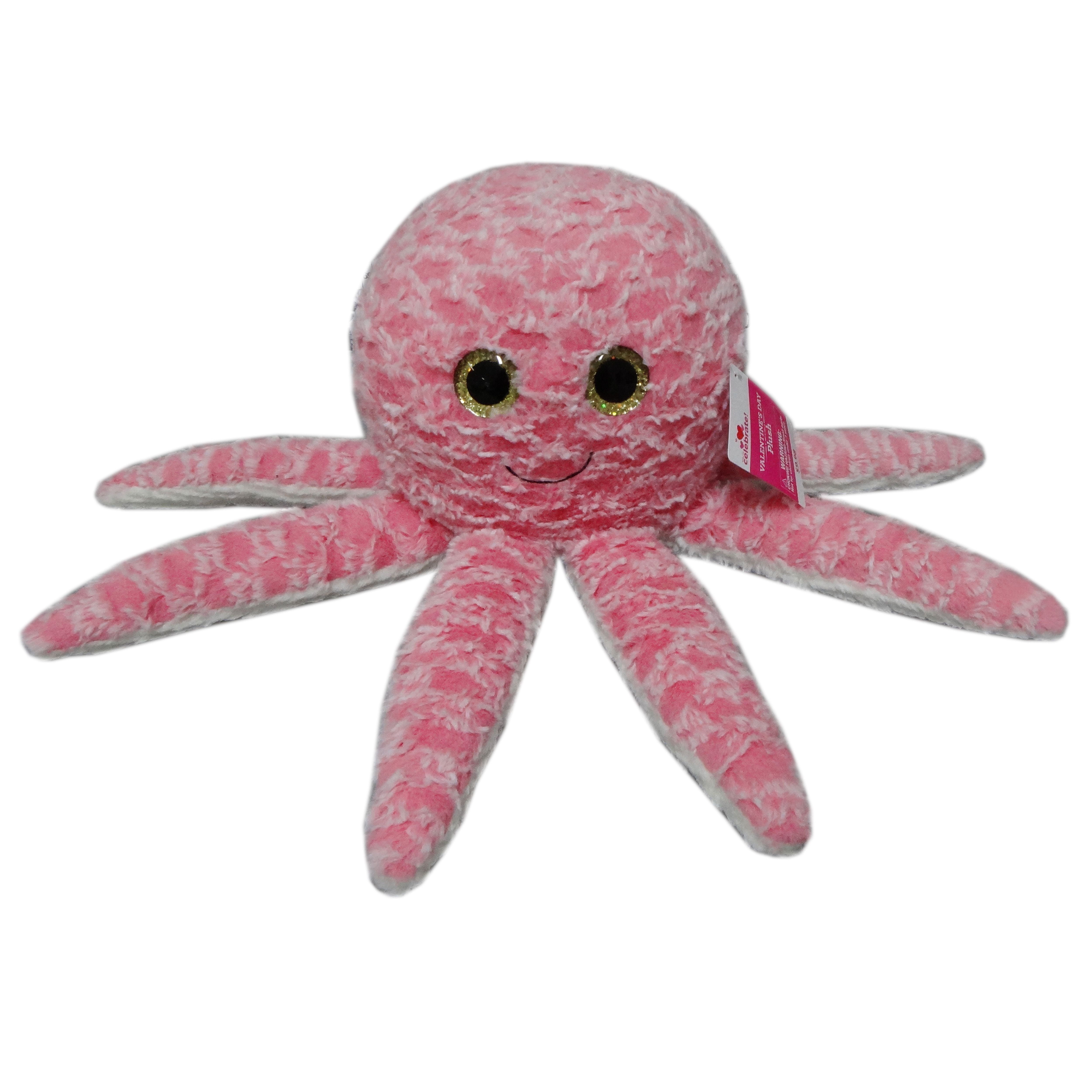 Way To Celebrate Valentine's Day Plush, Octopus 
