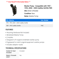 thumbnail image 2 of Washer Pump - Compatible with 1987 - 1995, 2000 - 2005 Cadillac DeVille FWD 1988 1989 1990 1991 1992 1993 1994 2001 2002 2003 2004, 2 of 2