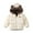 White, variant on Esaierrr Toddler Kids Hooded down Jacket Winter Coats for Boys Girls 1-7Y Casual Single Color Cotton Coat Tops Padded Outerwear Winter