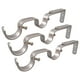 thumbnail image 3 of Juego de 3 soportes ajustables para barra de cortina, marco de ventana, soporte para barra de cortina Plata, 3 of 9