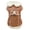 Brown, variant on FTsdfkl Warm Coral Pet Outfit for Puppies and Small Dogs,Winter Cute Dog Clothes Hoodies For Daily Wear and Special Occasions(Dinosaur ,L)