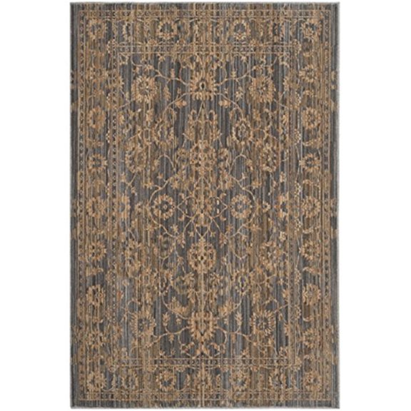Contemporary Rug - Infinity Polyester -Grey/Beige-Color:Grey/Beige,Design:Contemporary,Shape:Large Rectangle,Size:12'L x 9'W