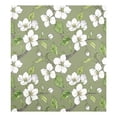 thumbnail image 3 of Dailycode Dishwasher Magnet Cover Magnetic Fridge Door Cover Home Kitchen Decor, Vintage White Flower Green Leaves, 23"x 26", 3 of 6