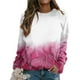 thumbnail image 4 of ICHUANYI Liquidación Mujer Moda Invierno Manga Larga Blusa Cuello Redondo Casual Jersey Tops Sudaderas ICHUANYI WER202308233137, 4 of 6