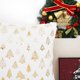 thumbnail image 4 of Juego de fundas de almohada navideñas de dos fundas de almohada esponjosas árbol dorado vacaciones de invierno decoración del hogar blanco, 4 of 5