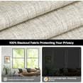 thumbnail image 3 of LazBlinds No Tools No Drill Cordless Roman Shades for Windows, Blackout Thermal Insulated UV Blocking Window Blinds, Room Darkening Fabric Blinds for Indoor Windows, 31'' W x 64'' H, Beige, 3 of 6