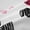 Red Black White, variant on Homewish Cute Heart Loves Black Out Curtains,Happy Valentine'S Day Curtains Pack of 2 (42x63 Each),White Pink Bedroom Curtains For Girls Kids,Breathable Home Decor