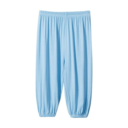 

Toddler Boys Girls Solid Color Cool Breathable Home Pants Casual Pants Outwear Fashion For Children Clothes Sweatsuit Athletic Pants Boys
