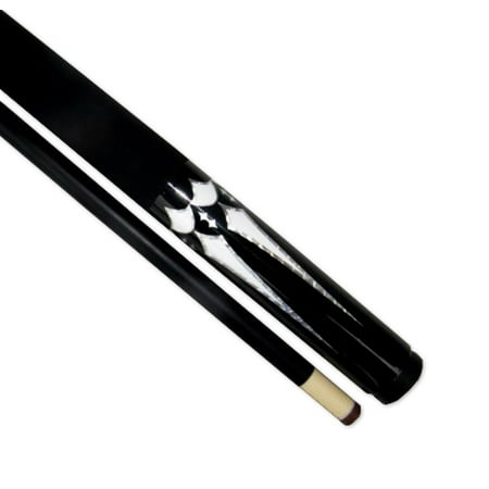 58 2 Piece Fibergl Billiard Pool Cue Stick Black White 21 58 2 Piece Fibergl Billiard Pool Cue Stick Black White 21 Ounce