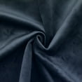 thumbnail image 6 of Sicily Room Darkening Velvet Dual Header Curtain Panel 50" x 63" in Dark Blue, 6 of 6