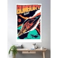 thumbnail image 2 of Bunbury Space Poster Wall Art, Modern Wall Decor, 12x18 UNFRAMED, 2 of 3