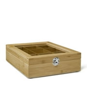 Bredemeijer Natural Bamboo Teabox | 9 Compartments