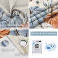thumbnail image 2 of Fsddascl Orange Blue Pumpkins Fall Blackout Curtains for Bedroom/Living Room, Thermal Insulated Kitchen Curtains, Thanksgiving Vintage Botanical Grommet Darkening Window Treatment Drapes 27.5"x39"x2, 2 of 6