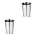thumbnail image 3 of Matsuzay Taza de café de acero inoxidable, taza de agua para té, contenedor de bebidas frías de una sola capa, soporte apilable para vino, regalo, Type1 NO1 Matsuzay CBP182292, 3 of 6