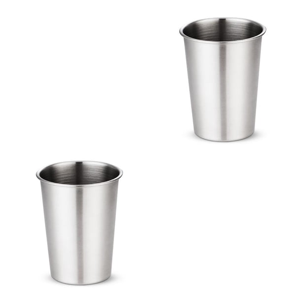 Bearachild Taza de café de acero inoxidable, taza de agua para té, contenedor de bebidas frías de una sola capa, soporte apilable para vino, regalo, Type1 NO1 Bearachild CBP182292