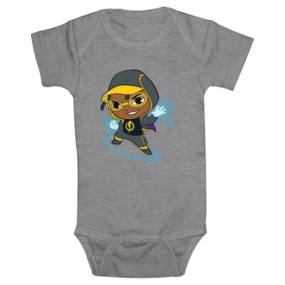 Infant's DC Super Friends Chibi Static  Bodysuit