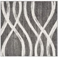 thumbnail image 4 of Safavieh Adirondack Collection ADR125R Charcoal and Ivory Vintage Geometric Square Area Rug (6' Square), 4 of 5