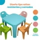thumbnail image 5 of Mesa Infantil con Sillas de Colores para Niños Exterior e Interior, 5 of 5