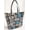 Blue, variant on Farm to Table Tote Bag (Small Oval Tote) Gray
