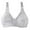 White, variant on Loopsun Women's Bras Plus Size, Women Plus Size Thin D Cup Wireless Push Up Bra Red, 4XL