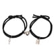 thumbnail image 1 of Pulsera de pareja de 2 piezas con diseño único de llave y corazón, pulsera elegante y sencilla para fiestas y citas., 1 of 12