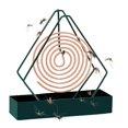 thumbnail image 4 of Perfume Summer Diamond Mosquito Coil Rack Iron Art, Mosquito Coil Bracket Hanging Mosquito Coil Tray Fireproof And Scald-proof Mosquito Coil Box, 4 of 5