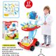 thumbnail image 3 of Fiudx Ofertas flash del día solo en línea Juego de simulación de casa de juegos Happy Little Doctorsmedical, kit médico de clínica pequeña, 3 of 5