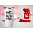 thumbnail image 4 of Nurse Practitioner Brains Of A Doctor Heart Of A Nurse Mug.Nurses Week,Nursing School Graduation Gifts.Thank You,Appreciation Gifts for Nurses Practitioner Tumbler(20oz White), 4 of 6