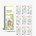 thumbnail image 4 of Mini Paint Pad Mini Paint Pads Watercolor Paint Pad Pocket Watercolor Painting Book Water Color Paint Set Arts Travel Paint Watercolor Coloring Book Set For Adults Boys And G Clearance, 4 of 9