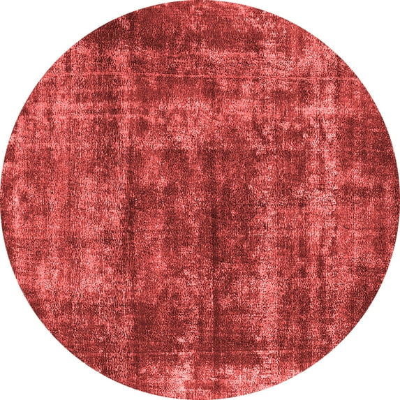 Ahgly Company Indoor Round Persian Red Bohemian Area Rugs, 7' Round