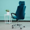 thumbnail image 4 of Office Chair Covers Chair Slipcovers Computer Chair Covers for Gaming Chair Blue, 4 of 8