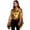 Gold, variant on Shiny Fringe Cropped Jacket for Women Long Sleeve Lapel Zip Up Western Style Biker Outerwear Hot Pink XXL