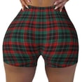 thumbnail image 2 of Lsque Tartan Plaid Pattern High Waisted Biker Shorts for Women-Tummy Control Fitness Athletic Workout Running Yoga Gym Shorts,Moisture-Wicking-Large, 2 of 9