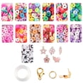 thumbnail image 3 of KLKCMS deevoka 3000x Perles Plates en Argile Multicolores Perles d'Espacement Bijoux DIY 3000 Pcs(Doré), 3 of 3