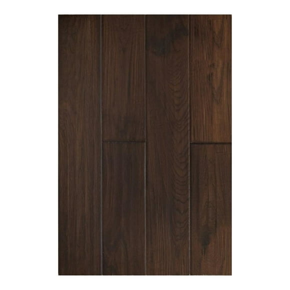 Pemberly Row Traditional 1/2x5" Hardwood Flooring in Special Walnut