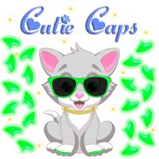 Cutie Caps 40 pack Small Glow in the Dark Soft Nail Guard for Cat Paws / Claws