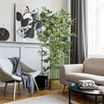 thumbnail image 2 of HOMCOM 5ft Tall Artificial Bamboo Tree, Fake Bamboo Plant for Home Decor, 2 of 10