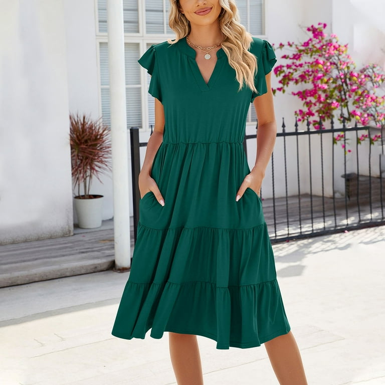 a line dress with pants Buy A-line Midi Dress For Girls & Women Online in India-VogPap main image 1