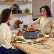 Crock-Pot Manual 7-Quart Slow Cooker, Mussel Grey