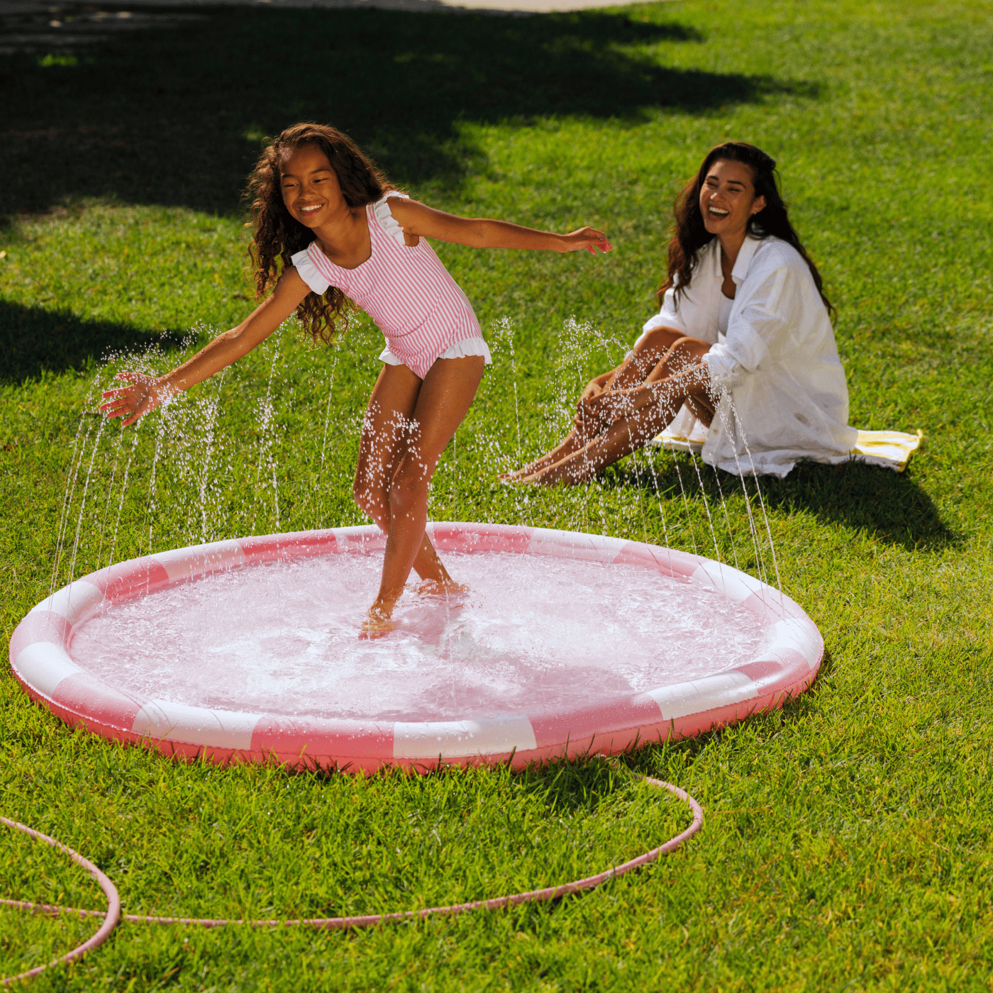 Barbie + Float Life by Funboy Splash Pad, 64" Diameter, Children Ages 6+