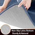 thumbnail image 4 of Memory Foam Bath Mat Rug, 24" x 16", Ultra Soft and Non-Slip Bathroom Rugs, Water Absorbent and Machine Washable Bath Rug for Bathroom, Shower, and Tub, 4 of 7